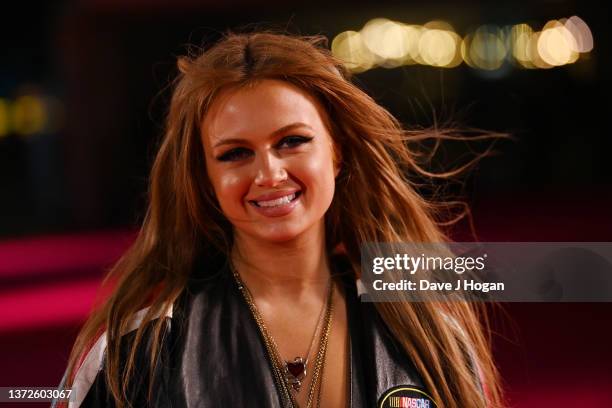 Maisie Smith attends the "Outlander" Season six premiere at The Royal Festival Hall on February 24, 2022 in London, England.