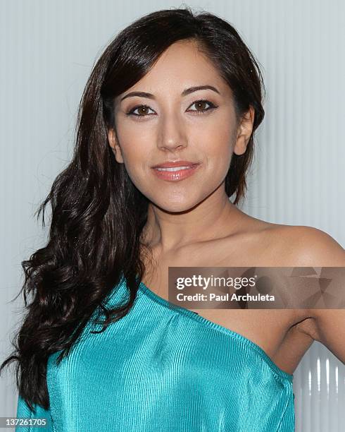 Actress Hazel D'Jan attends the Butterfly Gala - an enchanted evening benefiting Children's Hospital Los Angeles at SLS Hotel on January 17, 2012 in...