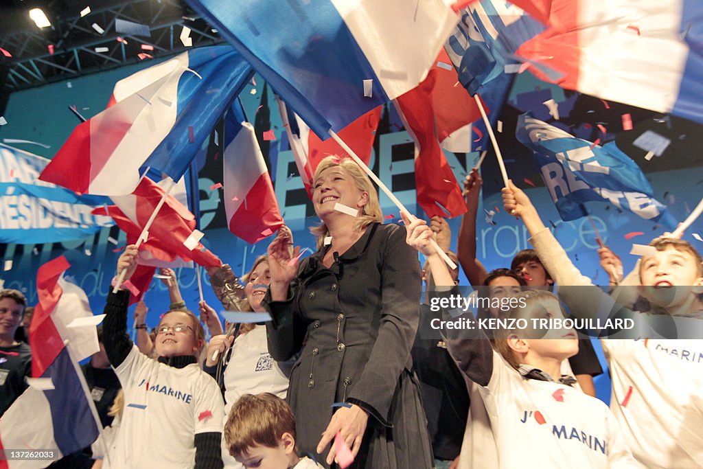 France's far-right National Front (FN) p