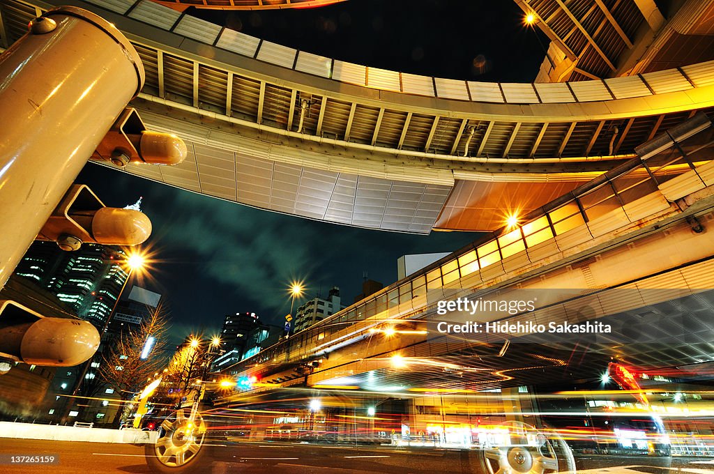 Night cityscape of Shinjuku