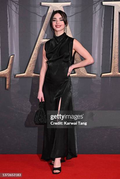 Jessica Reynolds attends the "Outlander" Season Six Premiere at The Royal Festival Hall on February 24, 2022 in London, England.