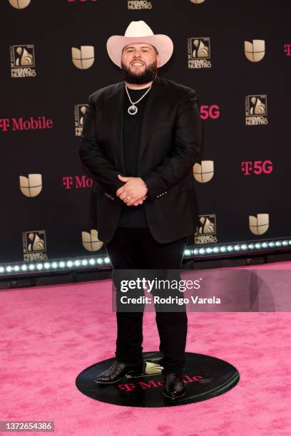 El Fantasma attends Univision's 34th Edition Of Premio Lo Nuestro a la Música Latina at FTX Arena on February 24, 2022 in Miami, Florida.