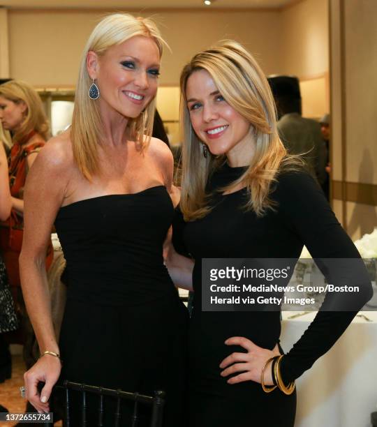 Ashley Bernon, left, and Cara Crowley of Vogue at the Neiman Marcus & Vogue fashion presentation of the Donna Karan New York Spring 2015 Collection...