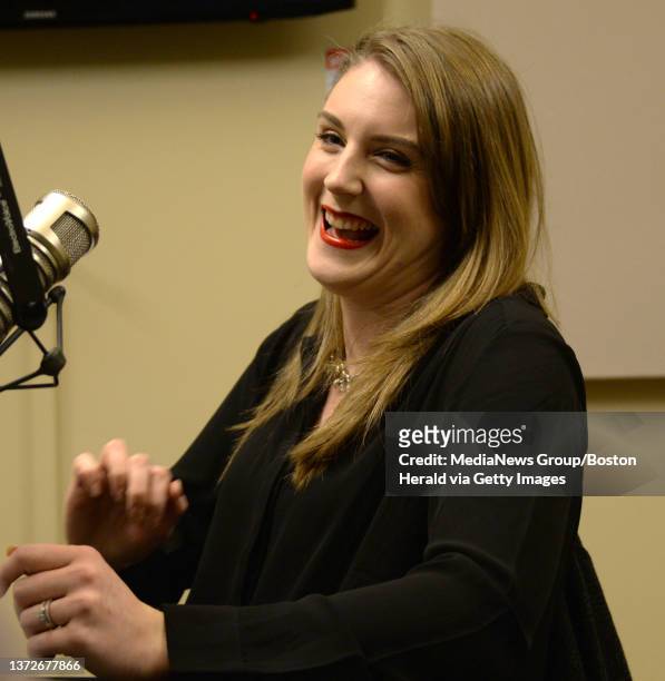 ( Boston, MA 03/08/16 Jessie Elliott, Assistant Store Manager at Rigby & Peller Boston Copley Place on Herald radio Tuesday, March 08, 2016.
