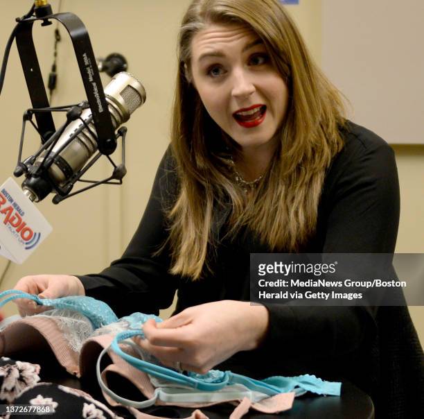 ( Boston, MA 03/08/16 Jessie Elliott, Assistant Store Manager at Rigby & Peller Boston Copley Place on Herald radio Tuesday, March 08, 2016.