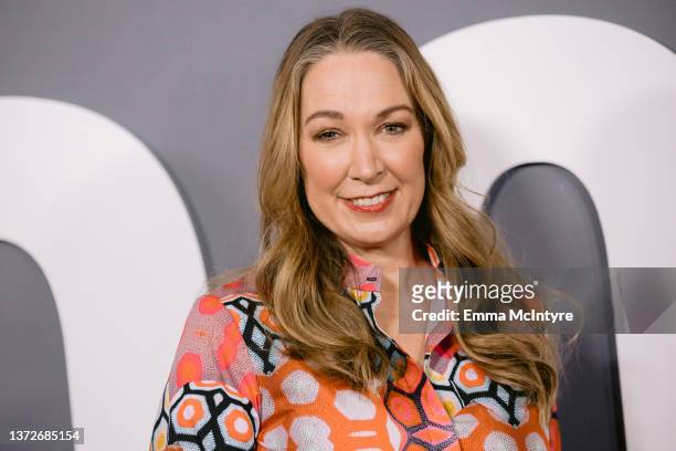 Elizabeth Marvel arrives at the premiere of Hulu's 'The Dropout' at DGA Theater Complex on February 24, 2022 in Los Angeles, California.
