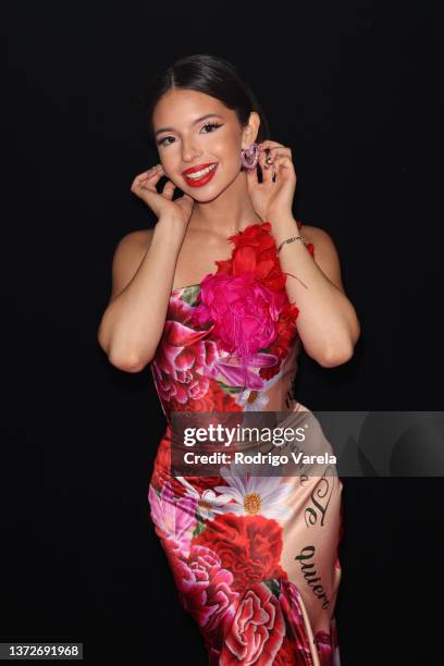 Angelica Aguilar attends Univision's 34th Edition Of Premio Lo Nuestro a la Música Latina at FTX Arena on February 24, 2022 in Miami, Florida.