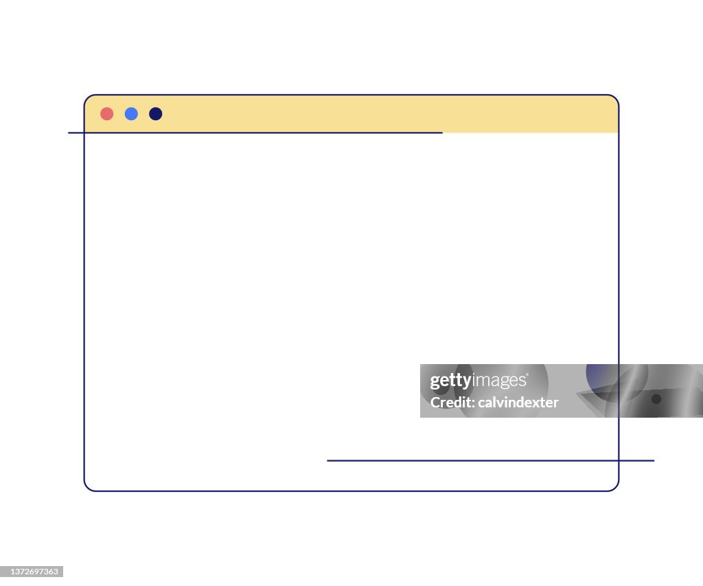 Transparent Browser Design Web Browser Minimal Design High-Res Vector Graphic - Getty Images