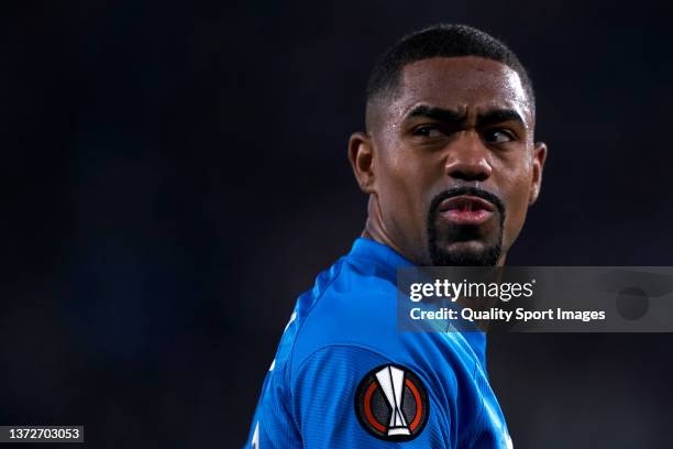 Malcom Filipe of Zenit St. Petersburg looks on during the UEFA Europa League Knockout Round Play-Offs Leg Two match between Real Betis and Zenit St....