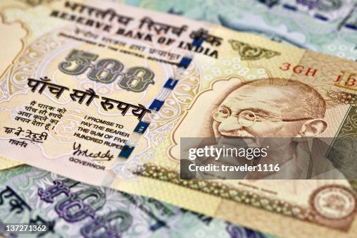 Rupee Color Colorful Indian Rupees High-Res Stock Photo - Getty Images