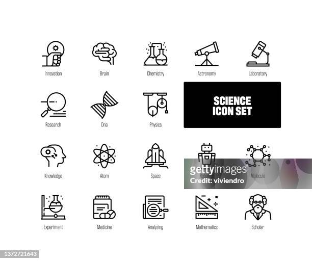 science line icons - robotics stock-grafiken, -clipart, -cartoons und -symbole