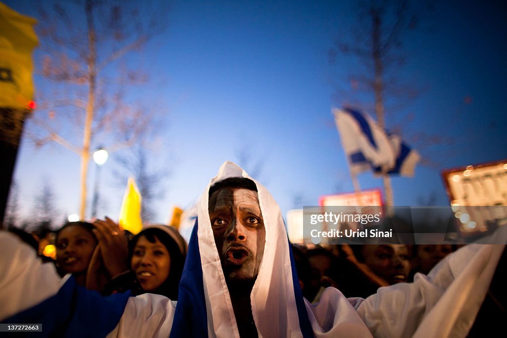 Israelis Of Ethiopian Origin Demonstrate Against Discrimination In Jerusalem