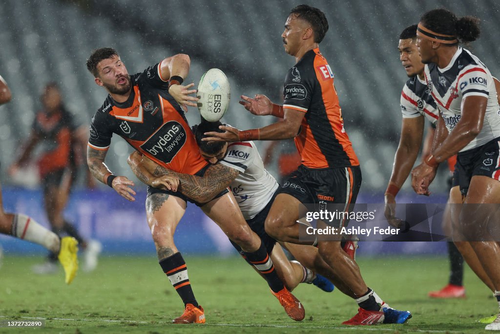 NRL Trial Match - Roosters v Wests Tigers