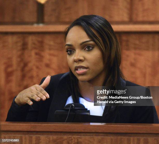 Aaron Hernandez trial continues at Bristol County Superior Court. Shayanna Jenkins, Hernandez's fiancee, took the witness stand. Monday, March 30,...