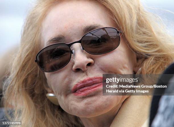 Joan Kennedy, former wife of the late Ted Kennedy during the dedication ceremony of the Edward M. Kennedy Institute for the U.S. Senate on Monday,...