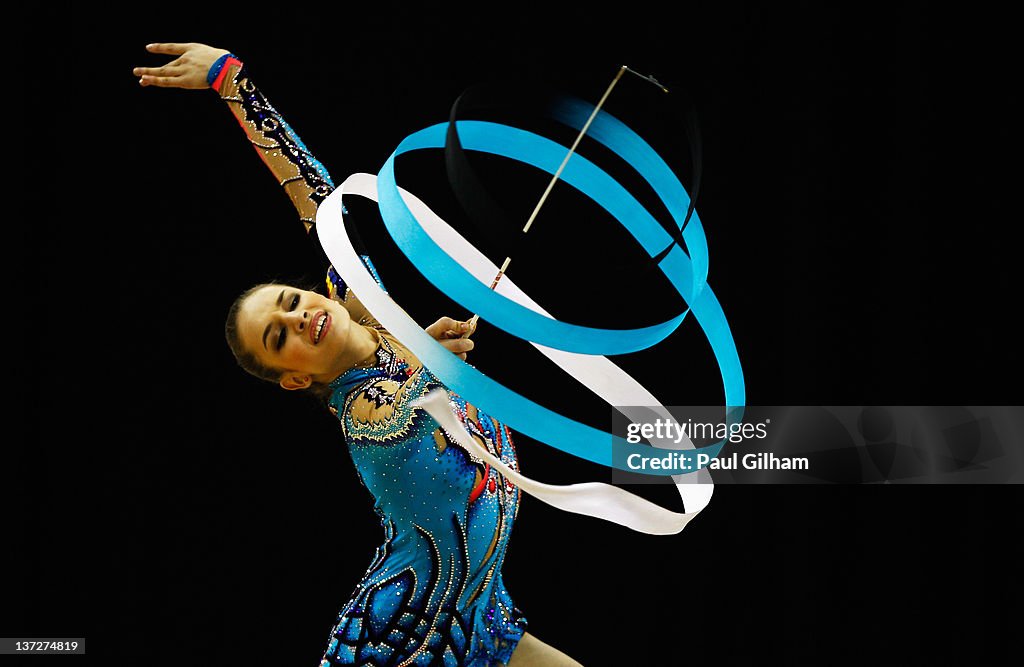 FIG Rhythmic Gymnastics Olympic Qualification - LOCOG Test Event for London 2012: Day Three