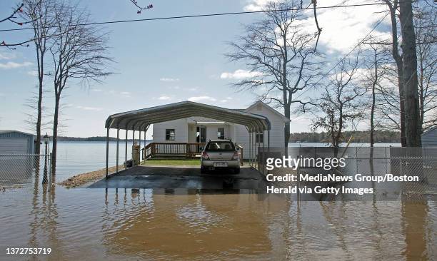 The recently fortified home of Ninety two year old Evelyn Pina, who lost a home in Mississippi to hurricane Katrina. She is staying put in the "Clark...