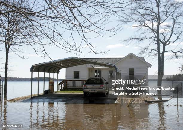 The recently fortified home of Ninety two year old Evelyn Pina, who lost a home in Mississippi to hurricane Katrina. She is staying put in the "Clark...