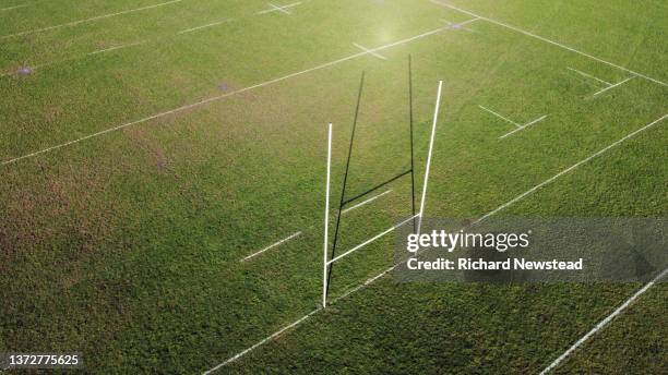 rugby goal - rugby pitch stock pictures, royalty-free photos & images