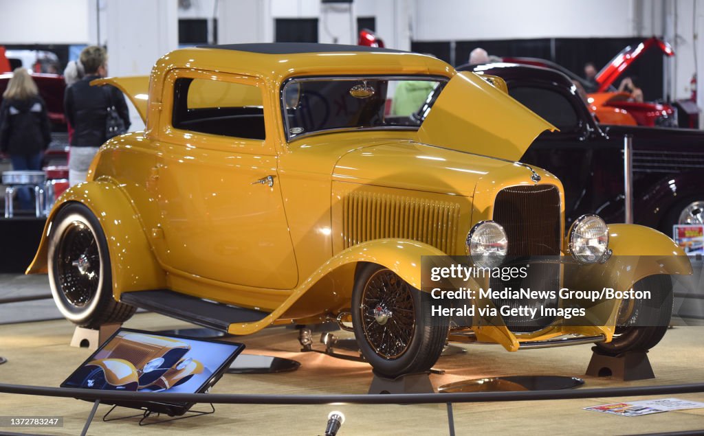 (Boston,MA 04/01/17) A 1932 Ford 3-W Coupe was displayed on Saturday,April 01, 2017at The Town Fair Tire World of Wheels at The Seaport Trade Center. Staff photo by Patrick Whittemore.