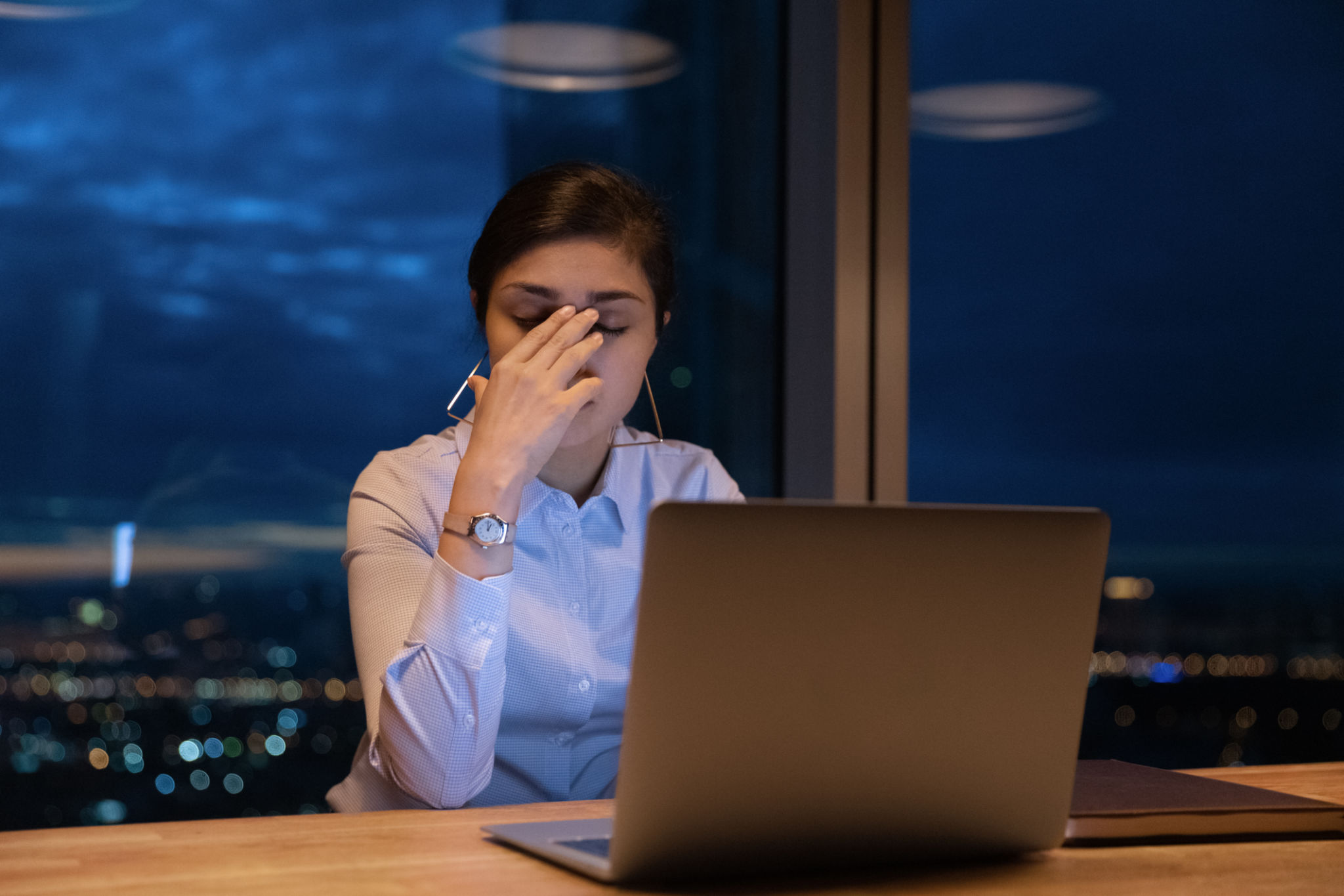 working long hours