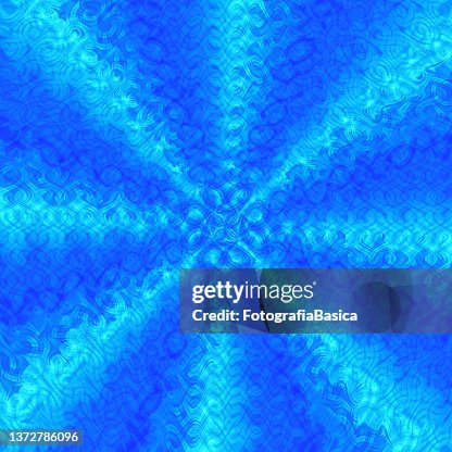 Concentric radial blue pattern Concentric radial blue pattern