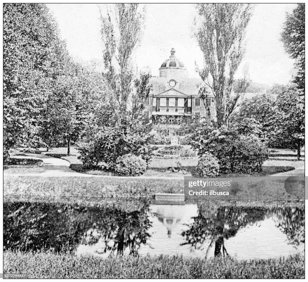 Antique travel photographs of the Netherlands: Royal Villa