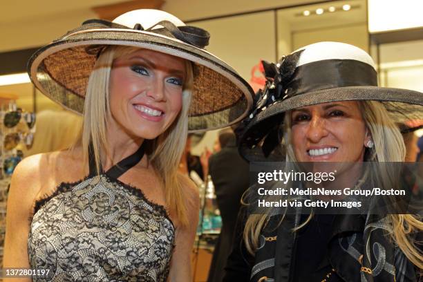 Ashley Bernon and Dianna Reza at the Party in the Park Emerald Necklace Conservancy party at Neiman Marcus. Wednesday, April 06, 2016.