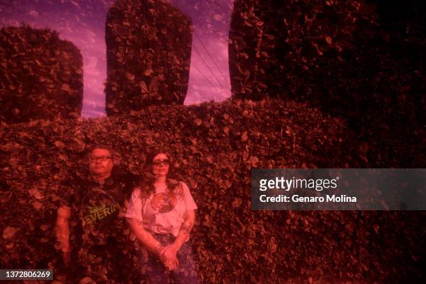 Best Coast rock duo Bobb Bruno and Bethany Cosentino are photographed for Los Angeles Times on January 22, 2022 in Los Angeles, California. PUBLISHED...