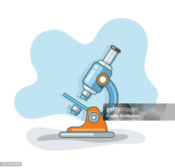 Basic Microscope Cartoon Laboratory Microscope Cartoon High Res Illustrations - Getty Images