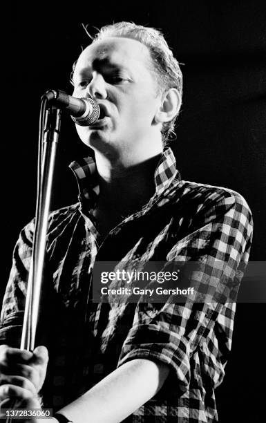 British Rock and Pop musician Joe Jackson performs onstage, during his 'Beat Crazy' tour, as part of the Dr Pepper Summer Music Festival at Central...