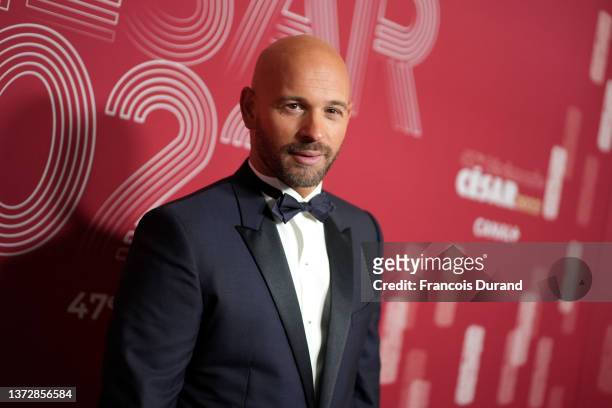 Franck Gastambide poses during the 47th Cesar Film Awards Ceremony At L'Olympia on February 25, 2022 in Paris, France.