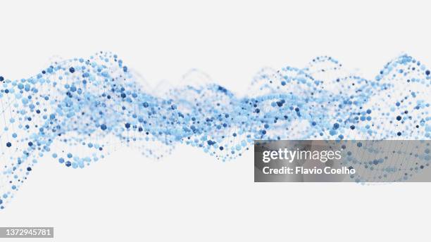 blockchain wire-frame model with polyhedrons - wire frame model stock-fotos und bilder