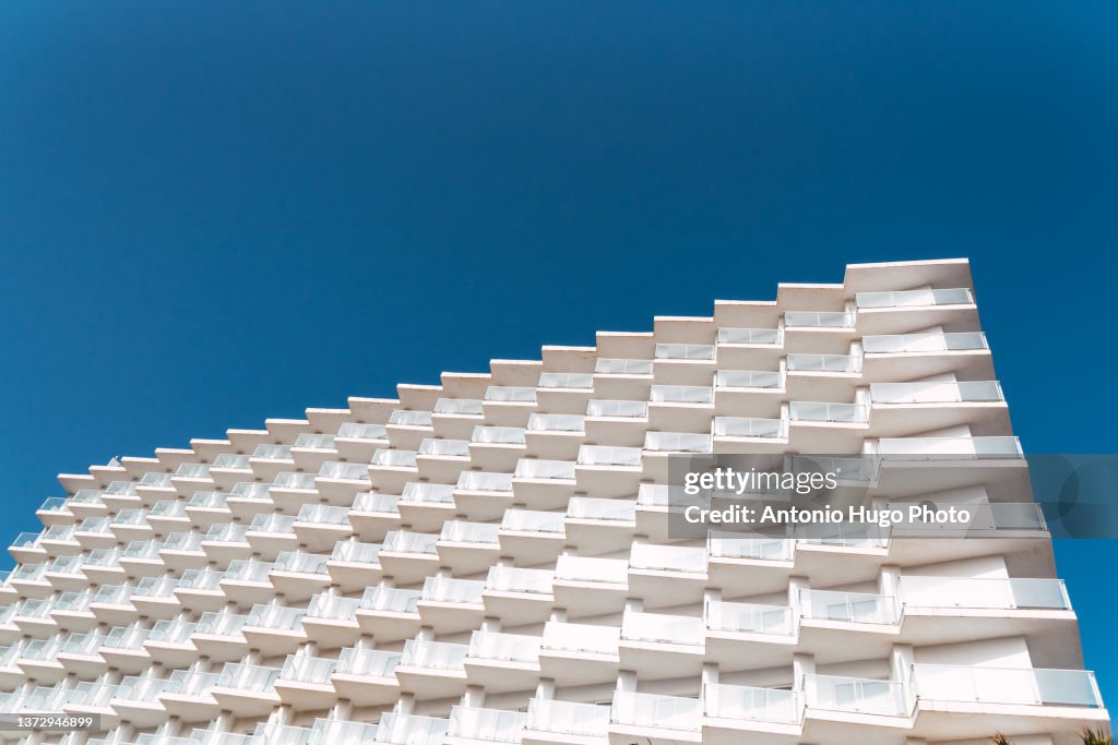 White Rectangular Building With Square Balconies High-Res Stock Photo ...