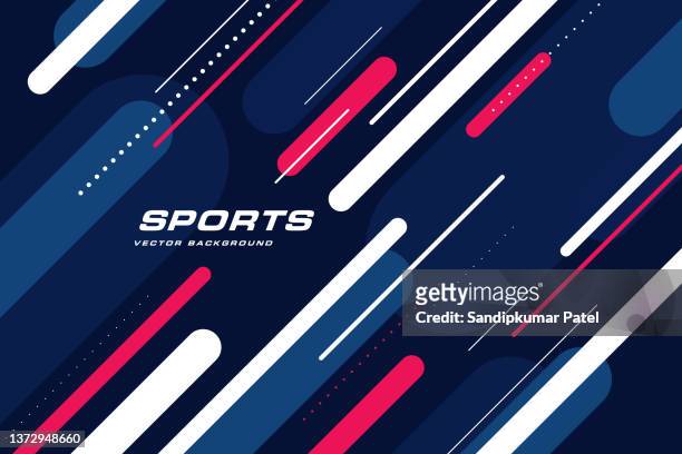 modern abstract sport background. trendy geometric background - sports stock illustrations