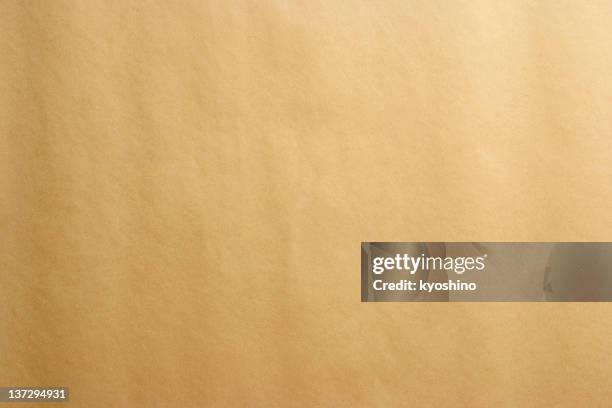 brown verpackung papier textur hintergrund - craft paper texture stock-fotos und bilder