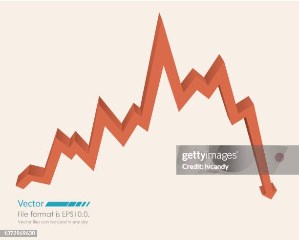 Declining Line Graph Photos and Premium High Res Pictures - Getty Images