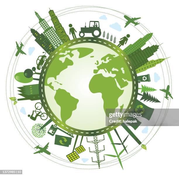 green world  - organisation environnement stock-grafiken, -clipart, -cartoons und -symbole