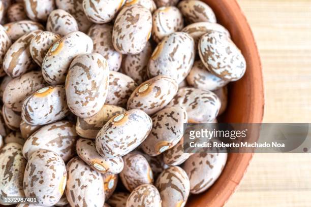 pinto raw beans - pinto bean stock pictures, royalty-free photos & images