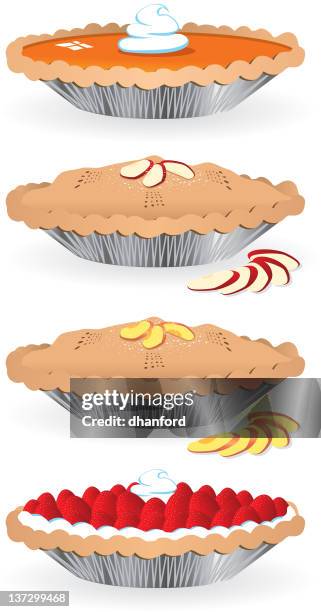kuchen - apple pie stock-grafiken, -clipart, -cartoons und -symbole