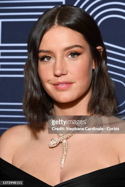 Adele Exarchopoulos arrives at the 47th Cesar Film Awards Ceremony At L'Olympia on February 25, 2022 in Paris, France.