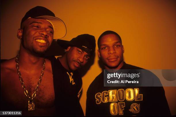Hip-Hop group Naughty By Nature appears in a portrait taken on May 17, 1995 in New York City.