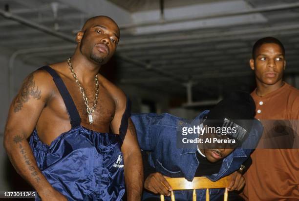 Hip-Hop group Naughty By Nature appears in a portrait taken on July 10, 1996 in New York City.