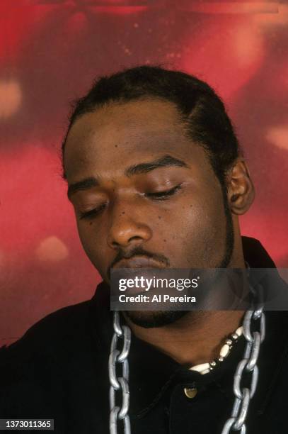 Rapper Treach of the Hip-Hop group Naughty By Nature appears in a portrait taken on February 10, 1993 in Brooklyn, New York.