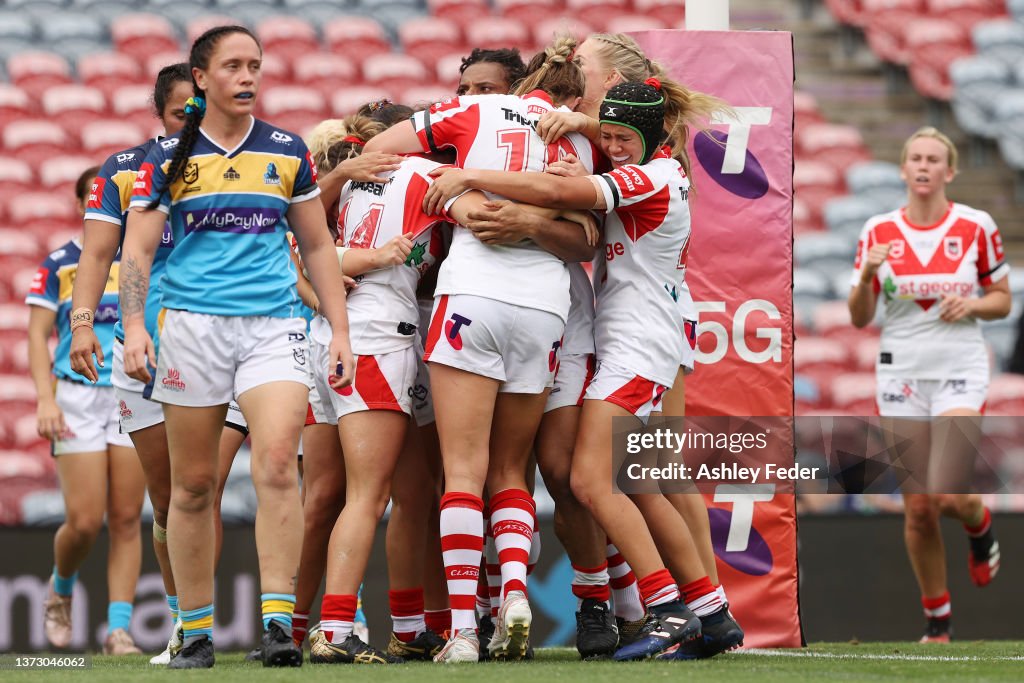 NRLW Rd 1 - Dragons v Titans