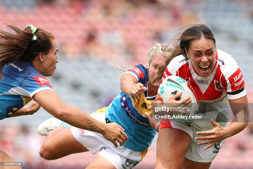 NRLW Rd 1 - Dragons v Titans