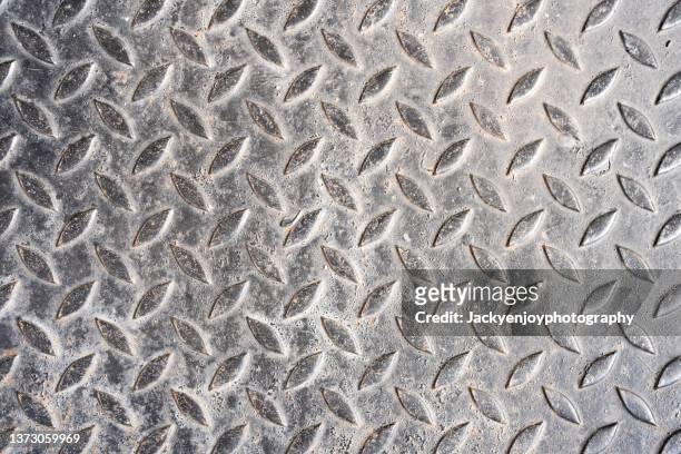 the diamond steel metal texture background - cromo foto e immagini stock