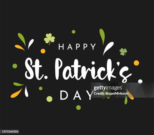 stockillustraties, clipart, cartoons en iconen met saint patrick's day poster, background, banner. vector - saint patrick day