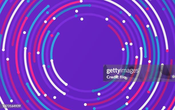 ilustraciones, imágenes clip art, dibujos animados e iconos de stock de círculo líneas de red fondo abstracto - hacer cola
