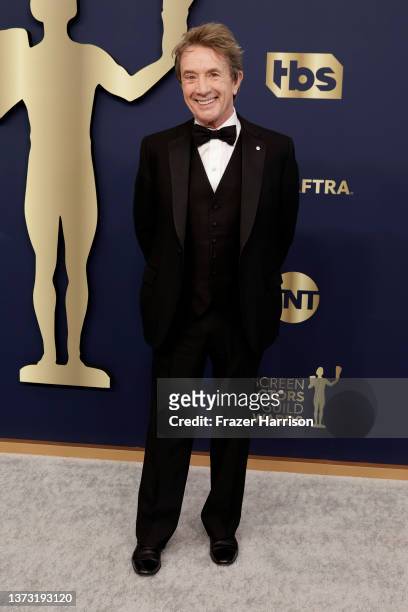 Martin Short attends the 28th Annual Screen Actors Guild Awards at Barker Hangar on February 27, 2022 in Santa Monica, California.